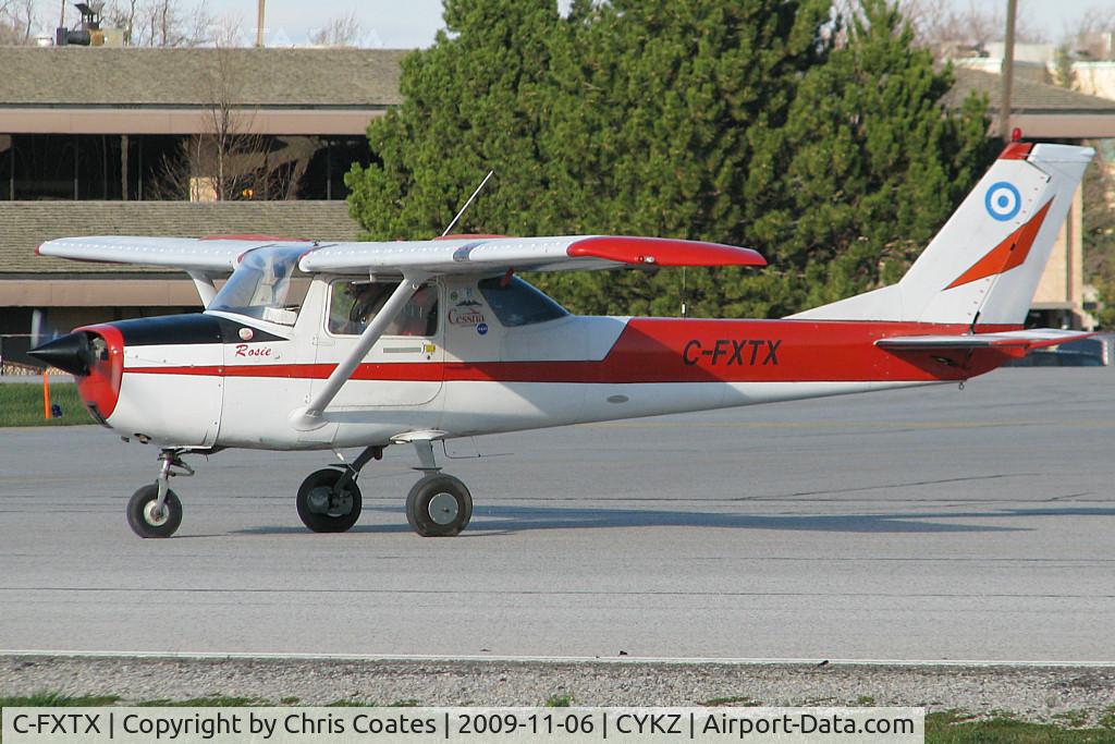 C-FXTX, 1968 Cessna 150J C/N 15070046, This small Cessna was starting a rolling takeoff on rwy 33. It was based at Brampton (CNC3) at the time. In late 2012 its reg was cancelled, so I wonder how its doing? It's was affectionately called 