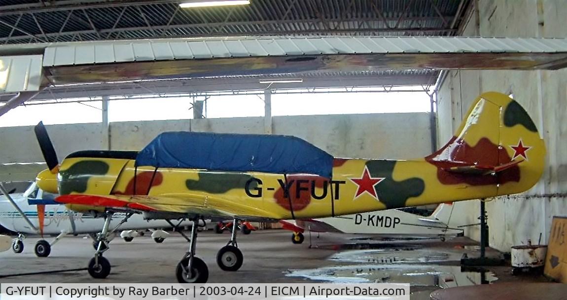 G-YFUT, 1988 Bacau Yak-52 C/N 888410, Yakovlev Yak-52 [888410] Galway~EI 24/04/2003