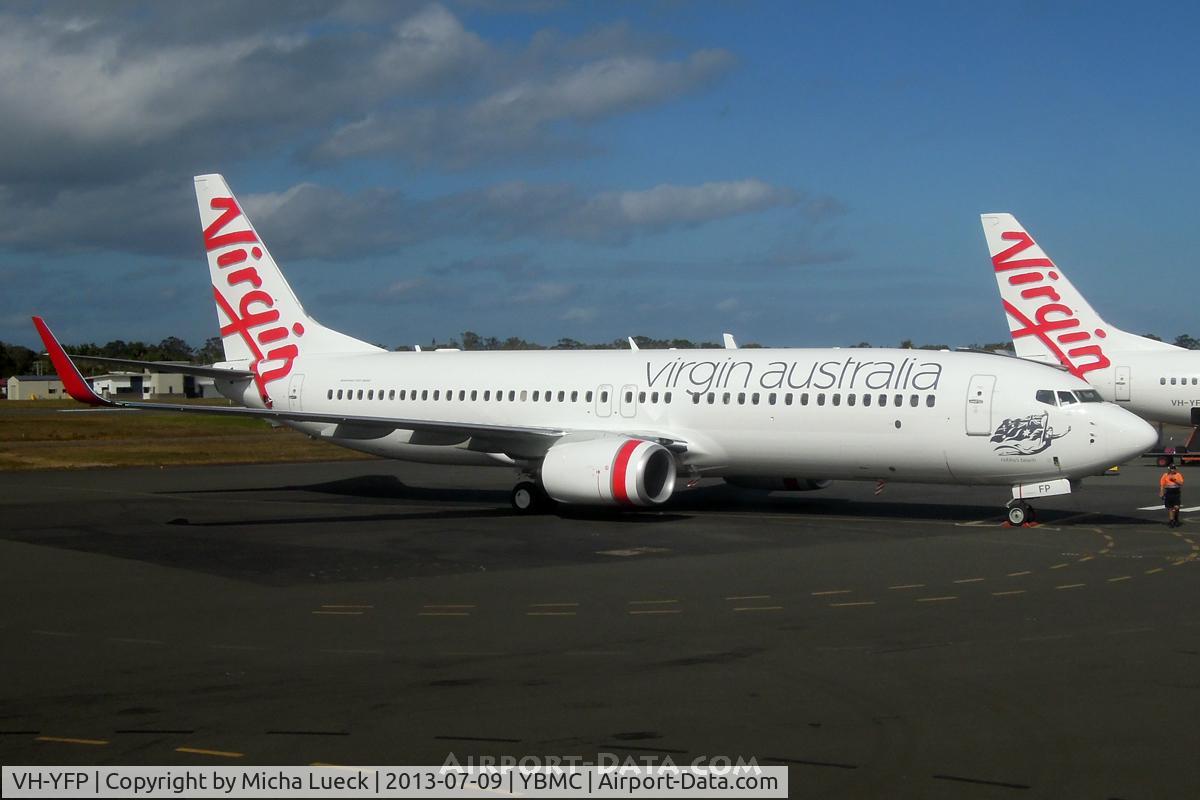 VH-YFP, 2013 Boeing 737-8FE C/N 41011, At Maroochydore