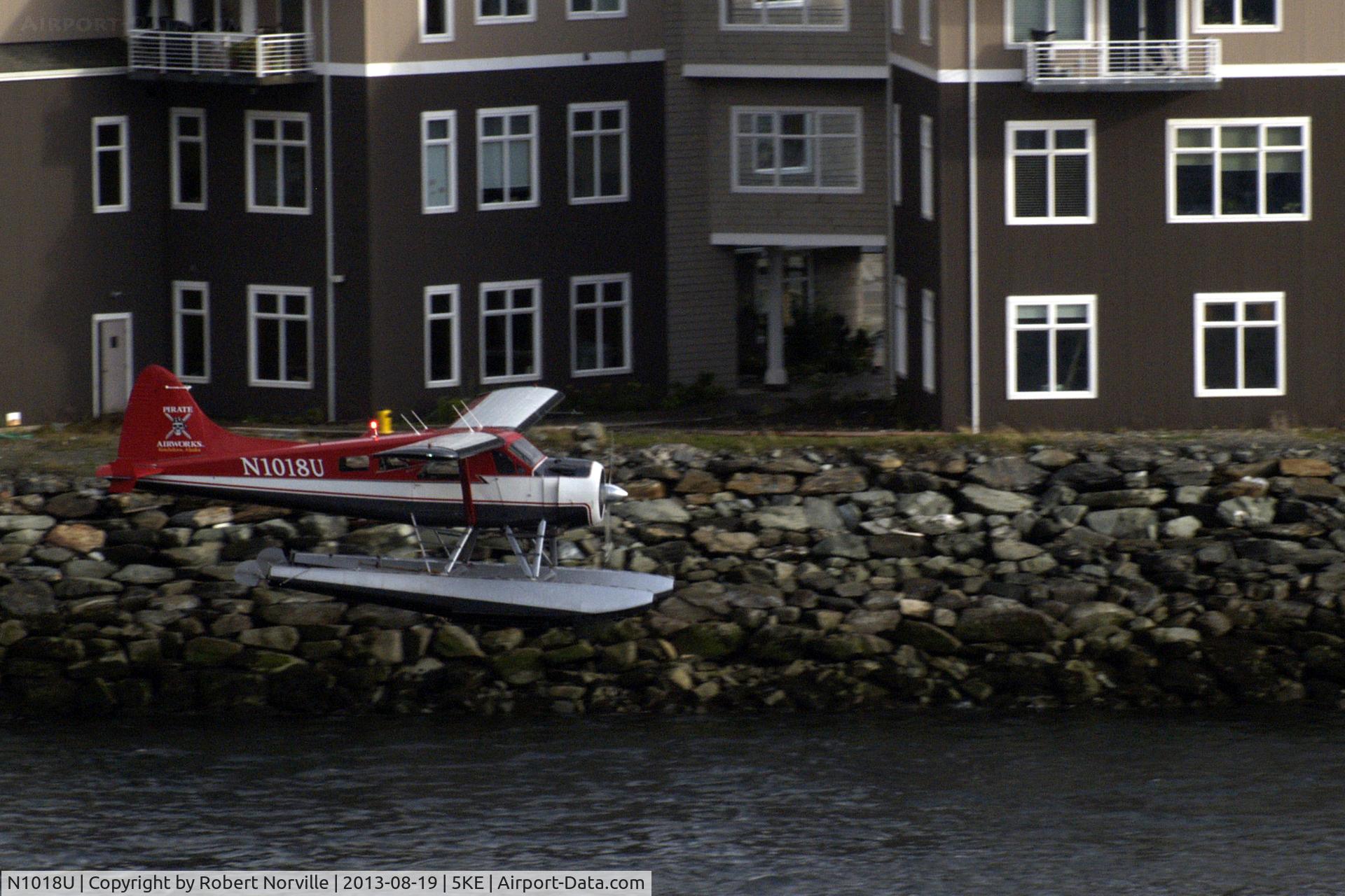 N1018U, 1959 De Havilland Canada DHC-2 Beaver Mk.1 C/N 1381, Landing Ketchikan, AK