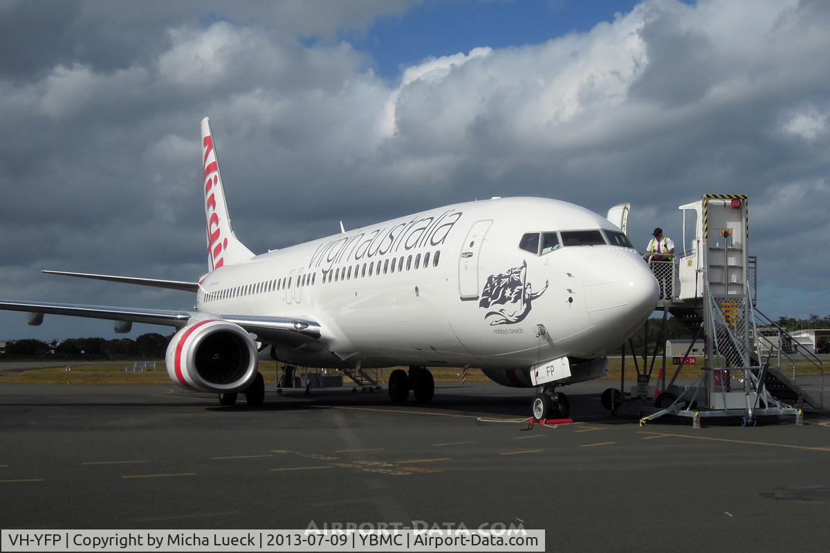 VH-YFP, 2013 Boeing 737-8FE C/N 41011, At Maroochydore