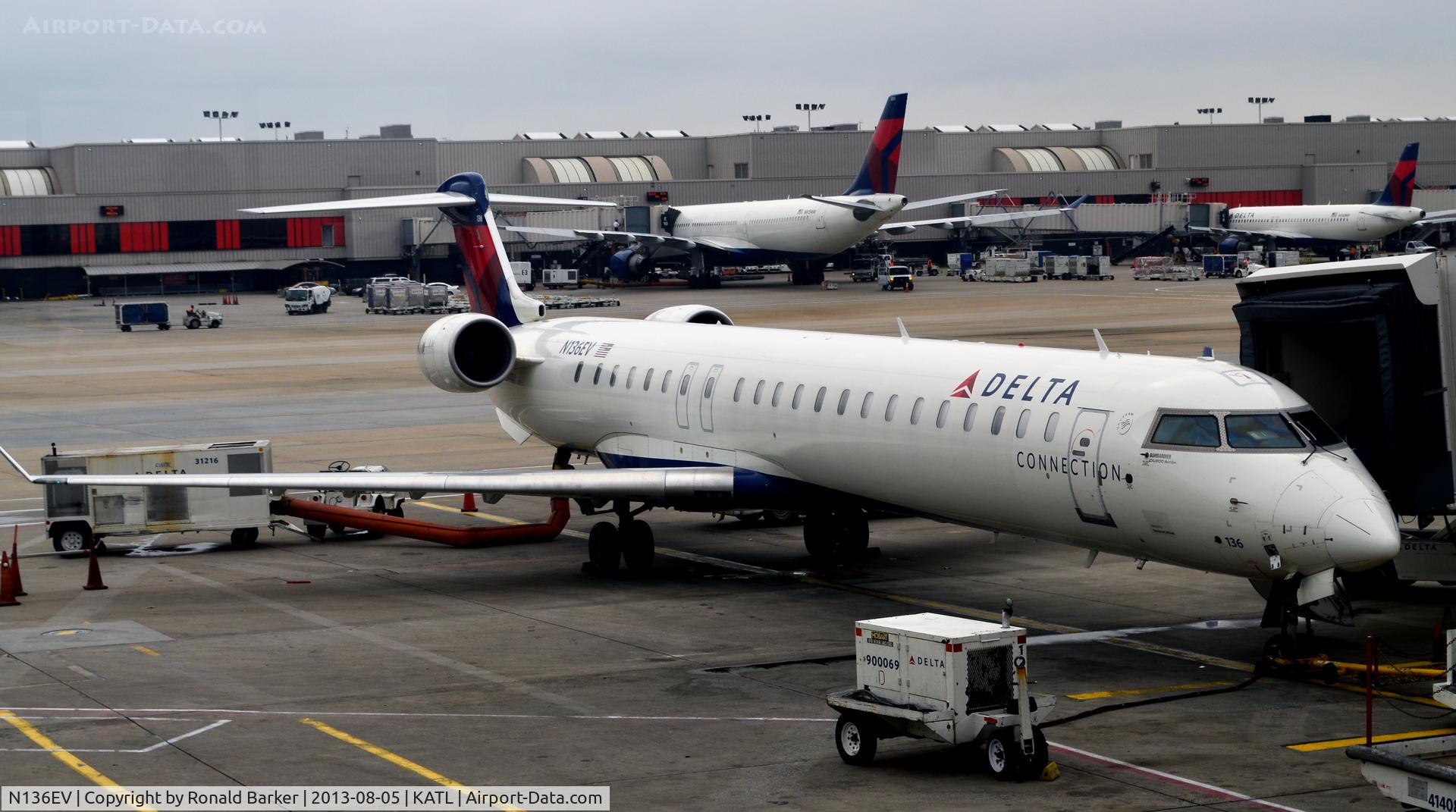 N136EV, 2009 Bombardier CRJ-900ER (CL-600-2D24) C/N 15226, Atlanta