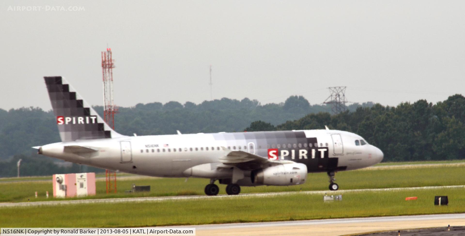 N516NK, 2006 Airbus A319-132 C/N 2704, Taxi Atlanta