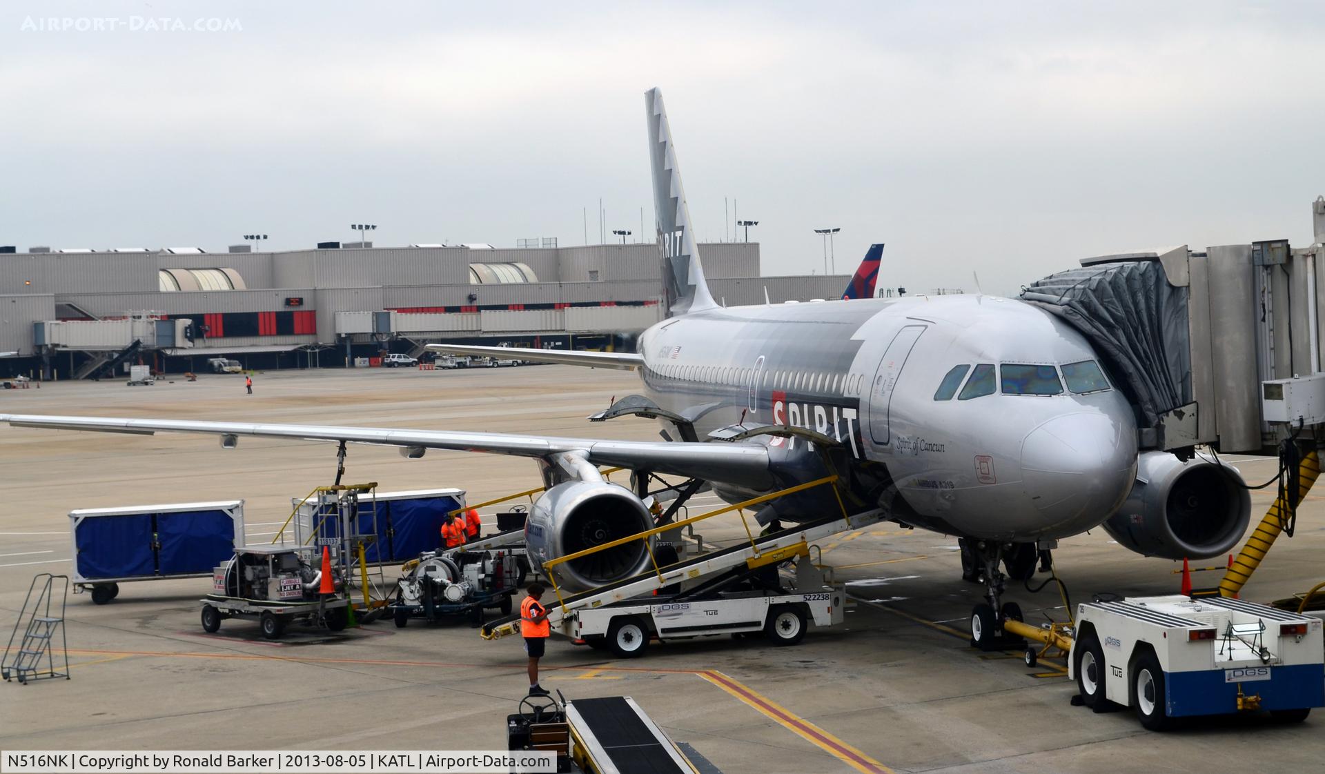 N516NK, 2006 Airbus A319-132 C/N 2704, Parked Atlanta