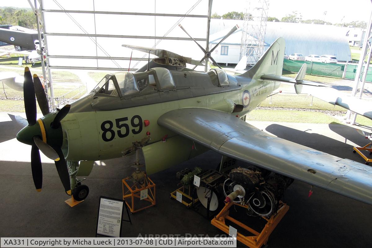 XA331, Fairey Gannet AS.1 C/N F9223, At the Queensland Air Museum