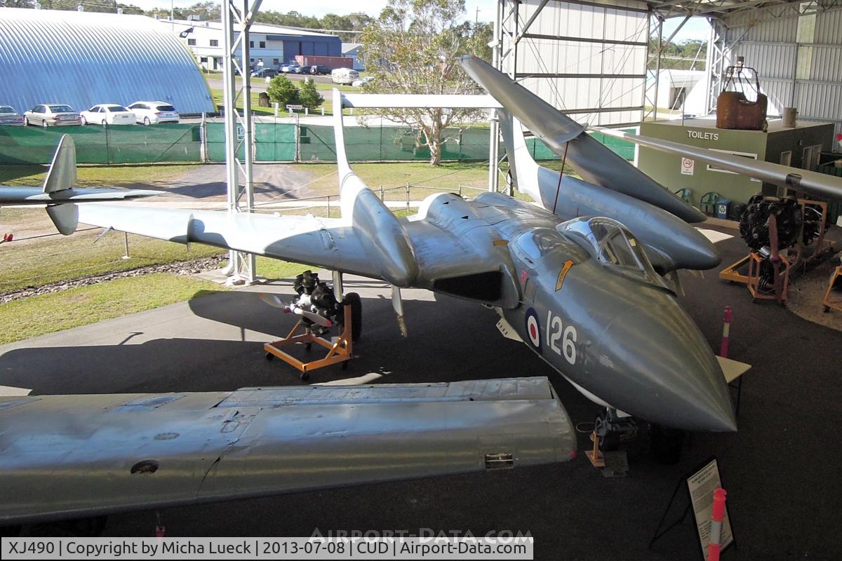 XJ490, De Havilland DH-110 Sea Vixen FAW.2 C/N 10017, At the Queensland Air Museum