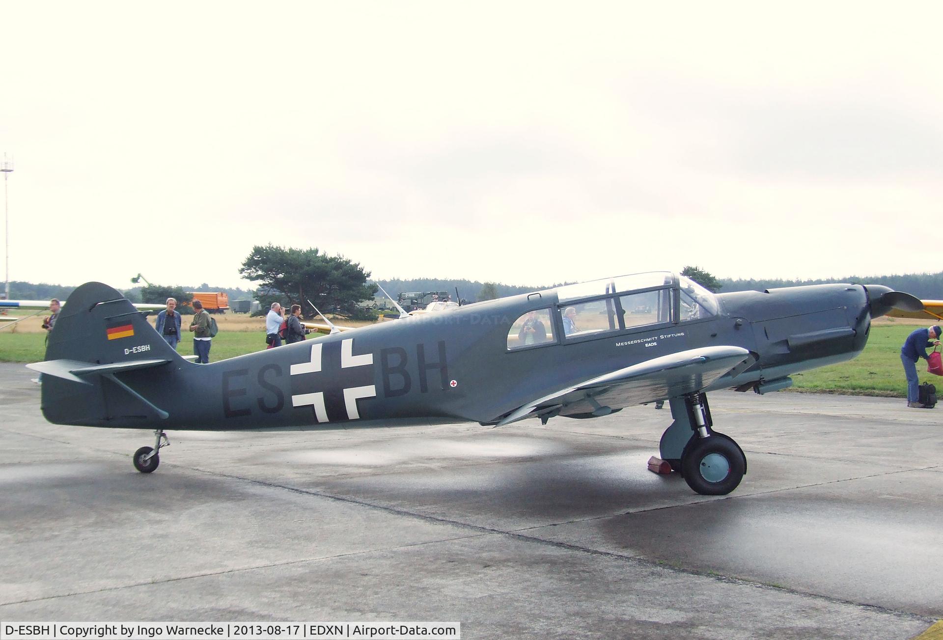 D-ESBH, Messerschmitt Bf-108B-2 Taifun C/N 3701-14, Messerschmitt Bf 108B-2 Taifun at the Spottersday of the Nordholz Airday 2013 celebrationg 100 Years of German Naval Aviation at Nordholz Naval Aviation Base