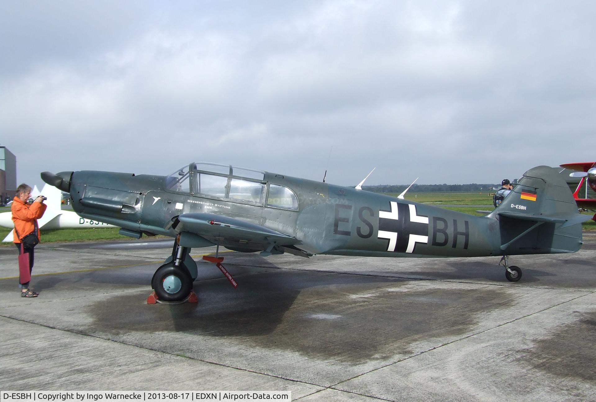 D-ESBH, Messerschmitt Bf-108B-2 Taifun C/N 3701-14, Messerschmitt Bf 108B-2 Taifun at the Spottersday of the Nordholz Airday 2013 celebrationg 100 Years of German Naval Aviation at Nordholz Naval Aviation Base