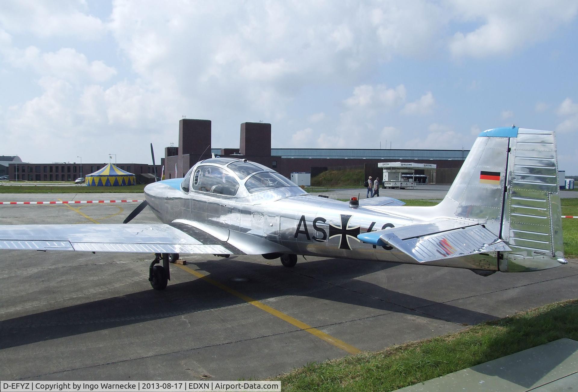 D-EFYZ, Focke-Wulf FWP-149D C/N 101, Piaggio (Focke-Wulf) P.149D at the Spottersday of the Nordholz Airday 2013 celebrationg 100 Years of German Naval Aviation at Nordholz Naval Aviation Base
