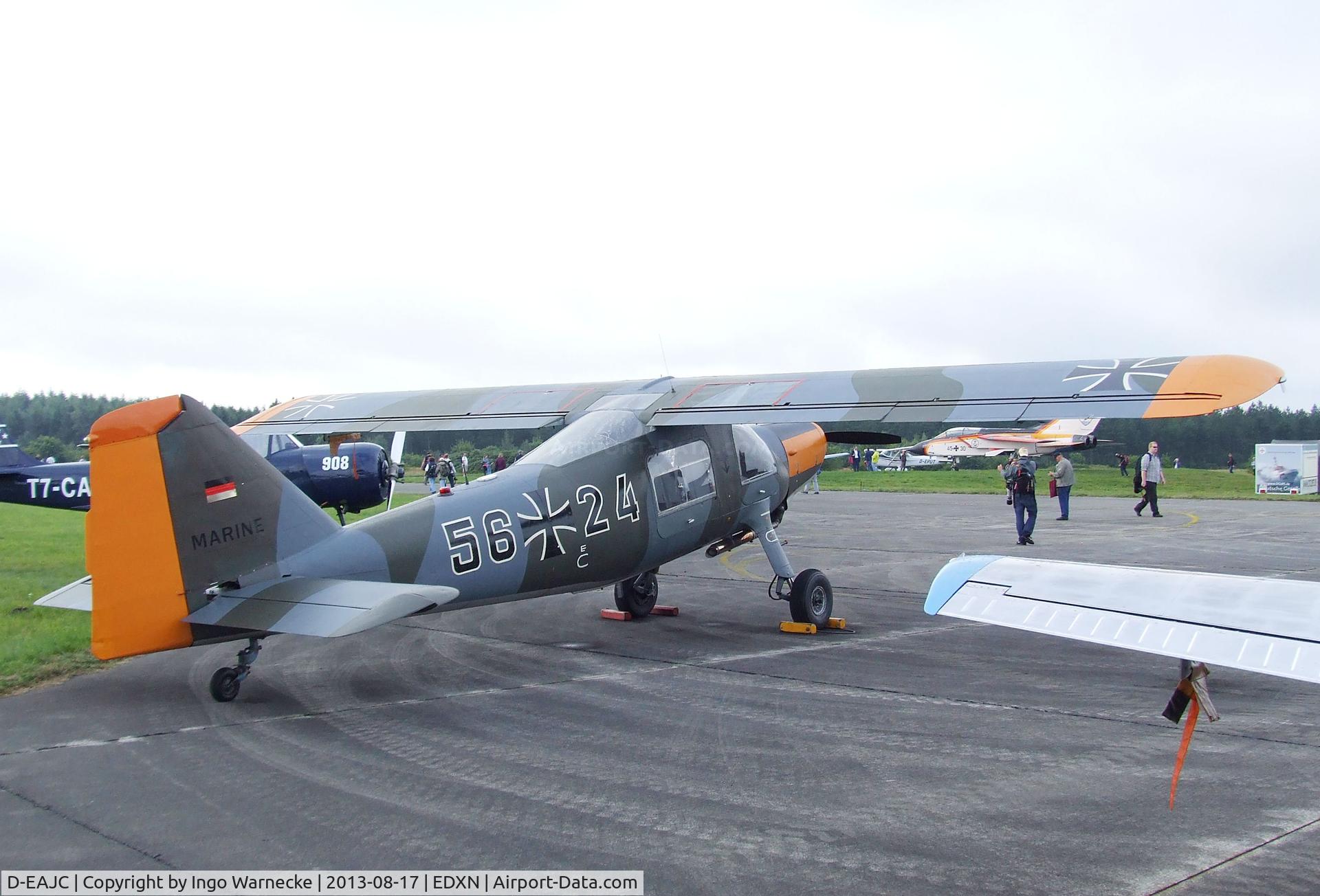 D-EAJC, 1958 Dornier Do-27B-1 C/N 292, Dornier Do 27B-1 at the Spottersday of the Nordholz Airday 2013 celebrationg 100 Years of German Naval Aviation at Nordholz Naval Aviation Base