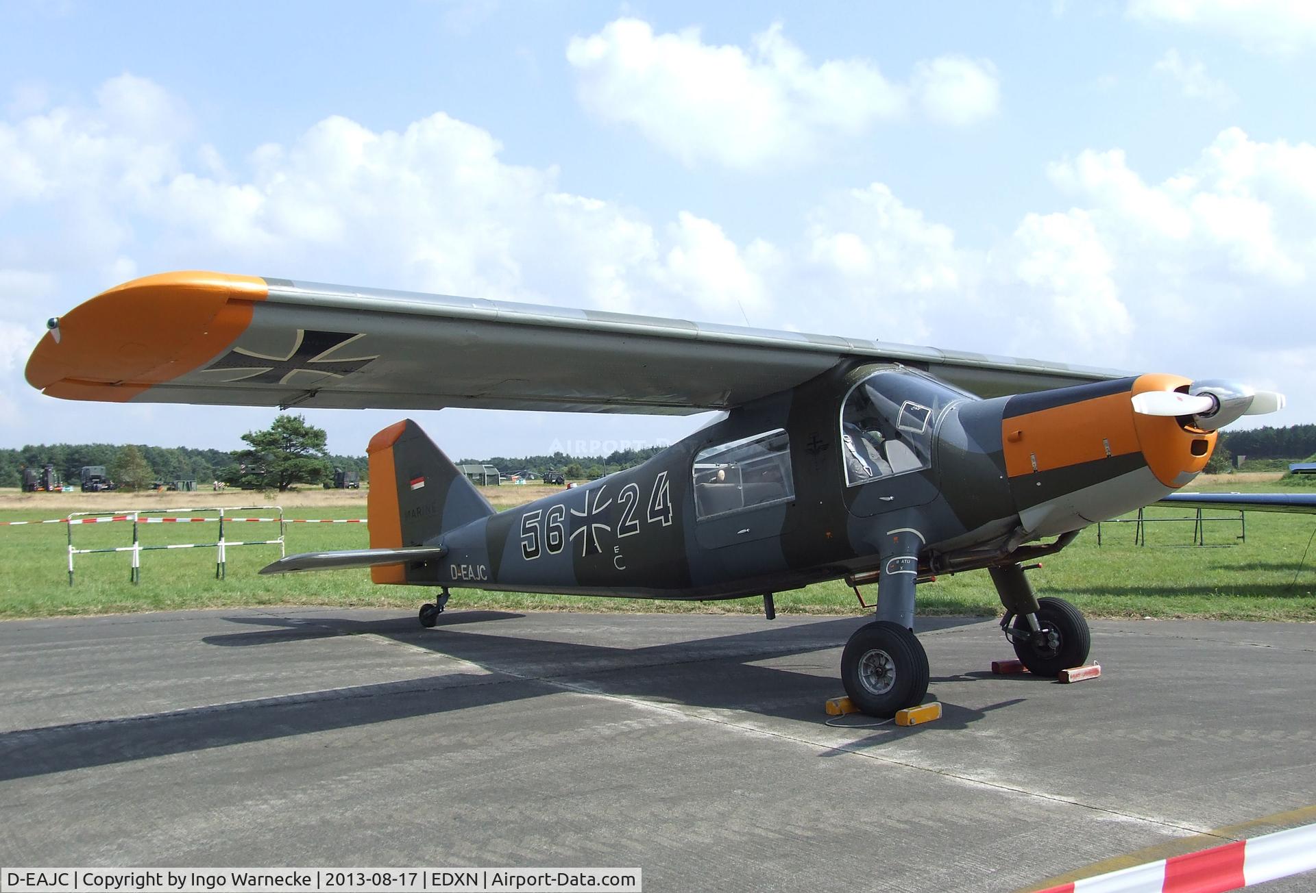 D-EAJC, 1958 Dornier Do-27B-1 C/N 292, Dornier Do 27B-1 at the Spottersday of the Nordholz Airday 2013 celebrationg 100 Years of German Naval Aviation at Nordholz Naval Aviation Base