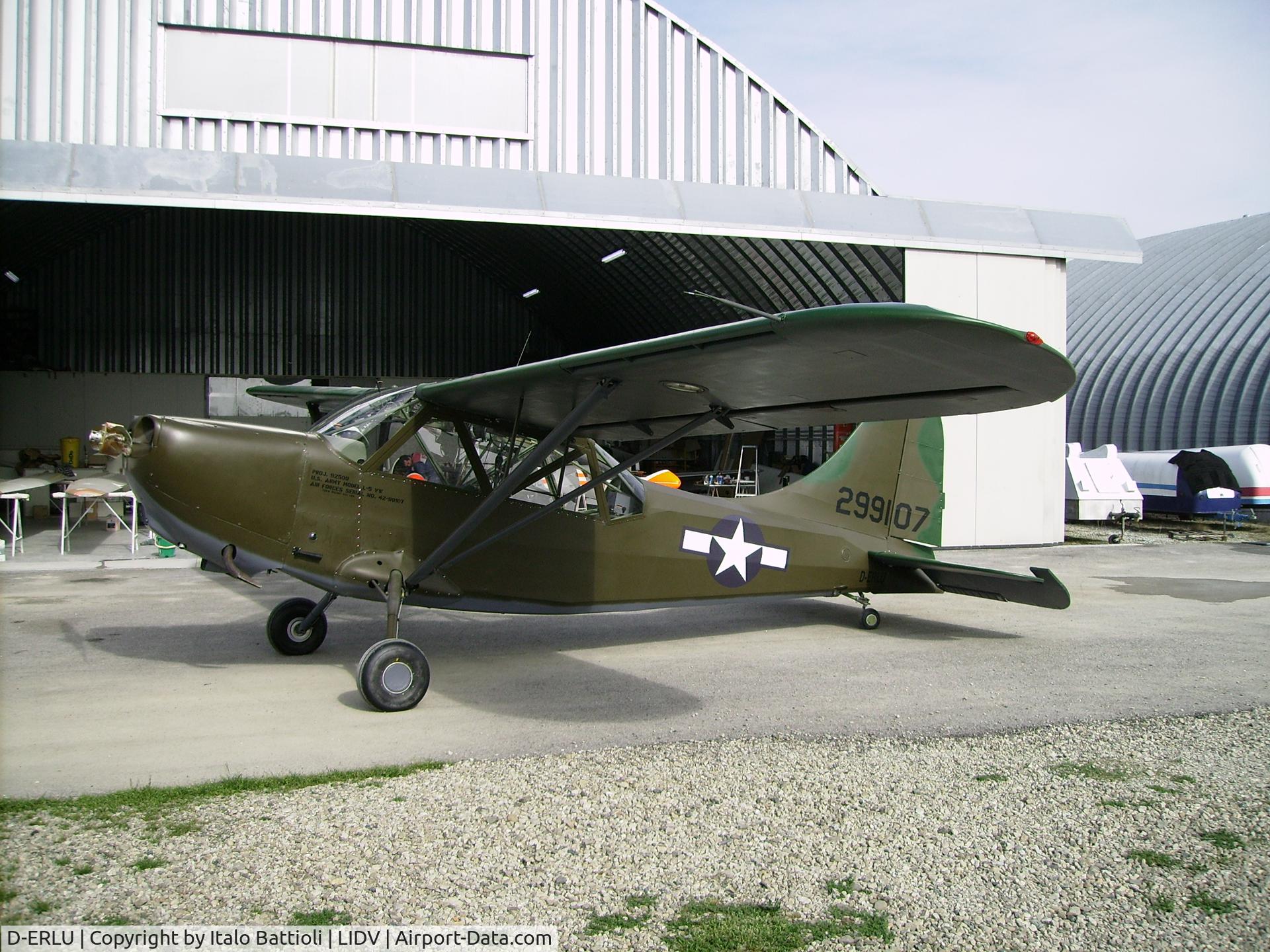 D-ERLU, 1942 Stinson L-5 Sentinel C/N 76-1348, At roll-out after restoration