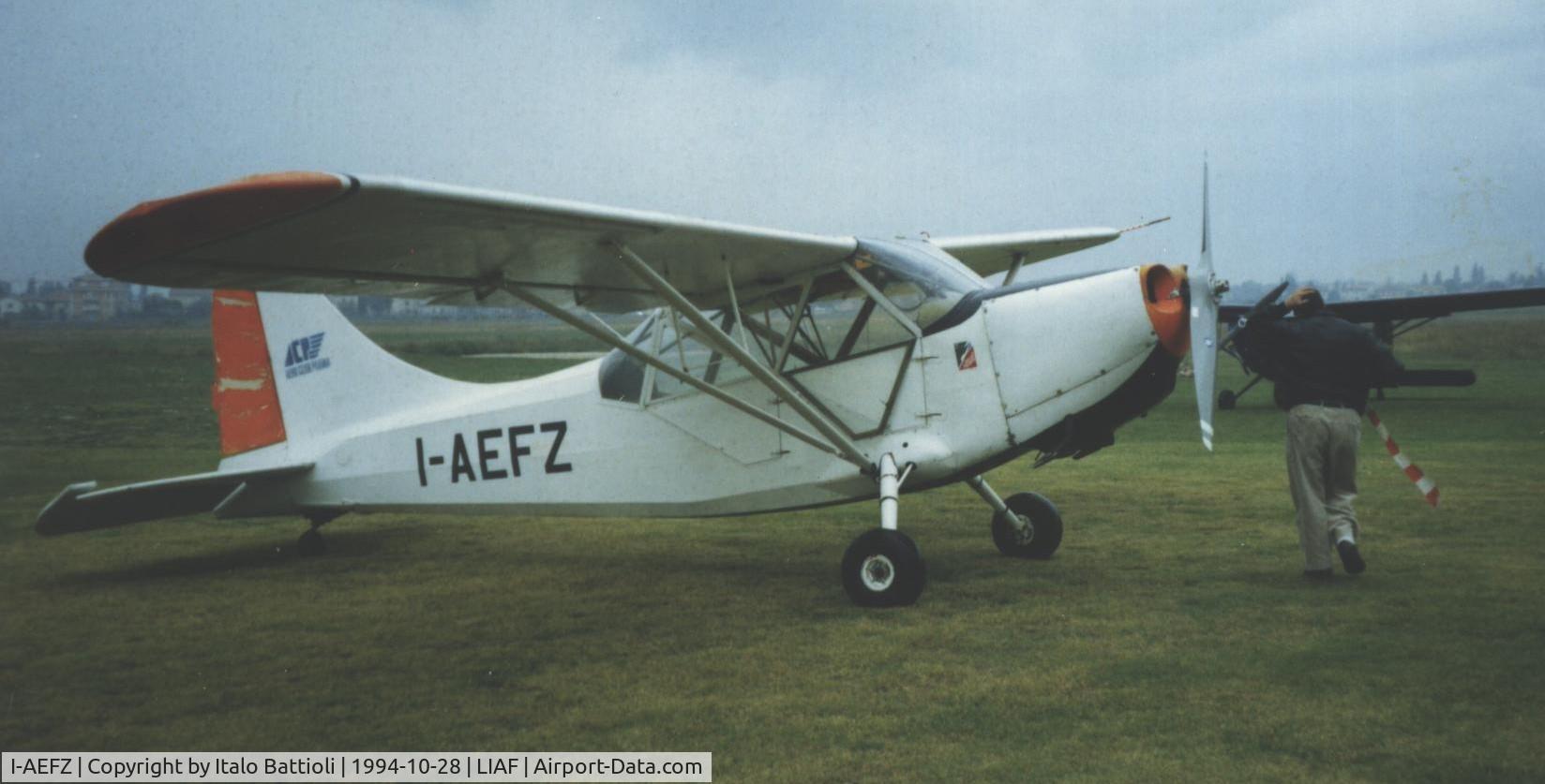 I-AEFZ, 1942 Stinson L-5 Sentinel C/N 76-1348, airplane before restoration