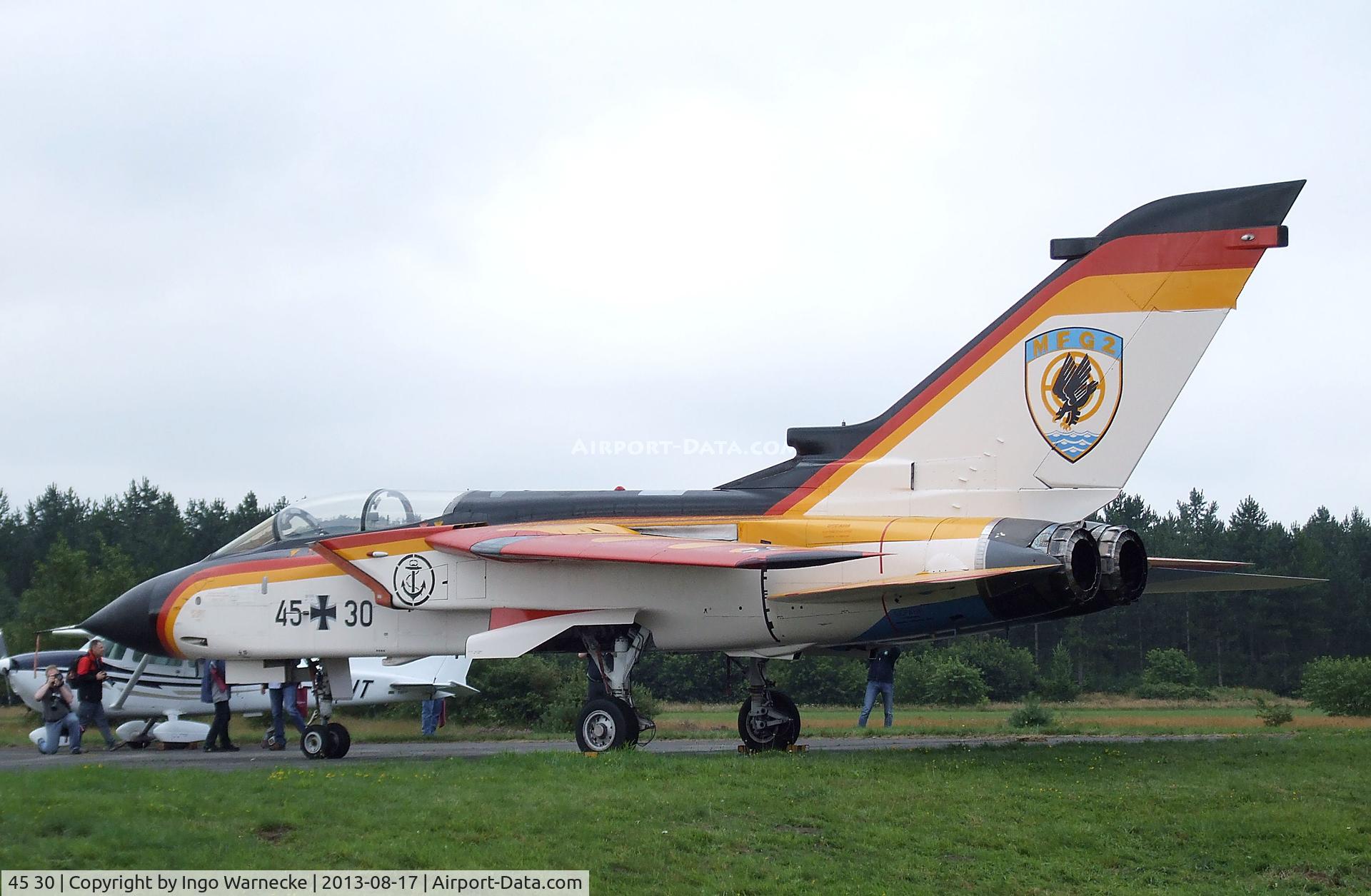 45 30, Panavia Tornado IDS C/N 577/GS178/4230, Panavia Tornado IDS at the Spottersday of the Nordholz Airday 2013 celebrationg 100 Years of German Naval Aviation at Nordholz Naval Aviation Base