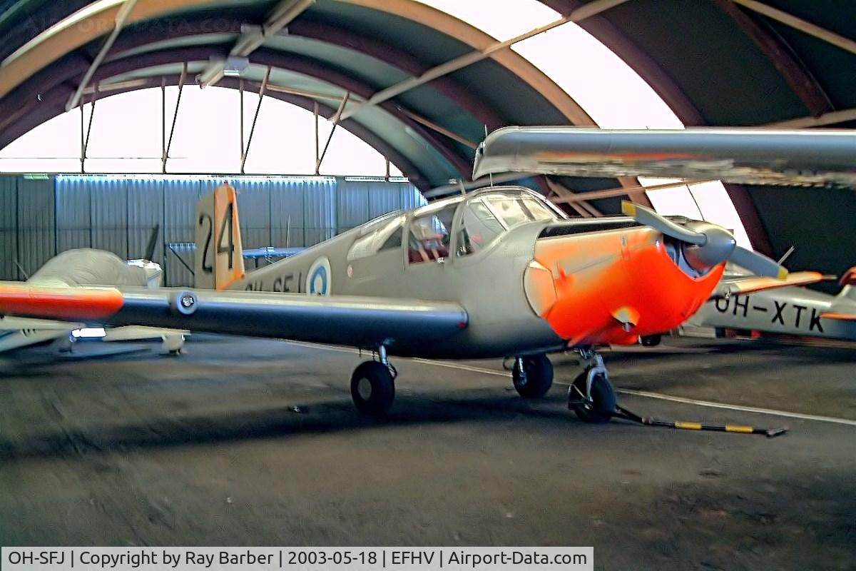 OH-SFJ, 1960 Saab 91D Safir C/N 91-412, Saab S.91D Safir [91-412] Hyvinkaa~OH 18/05/2003