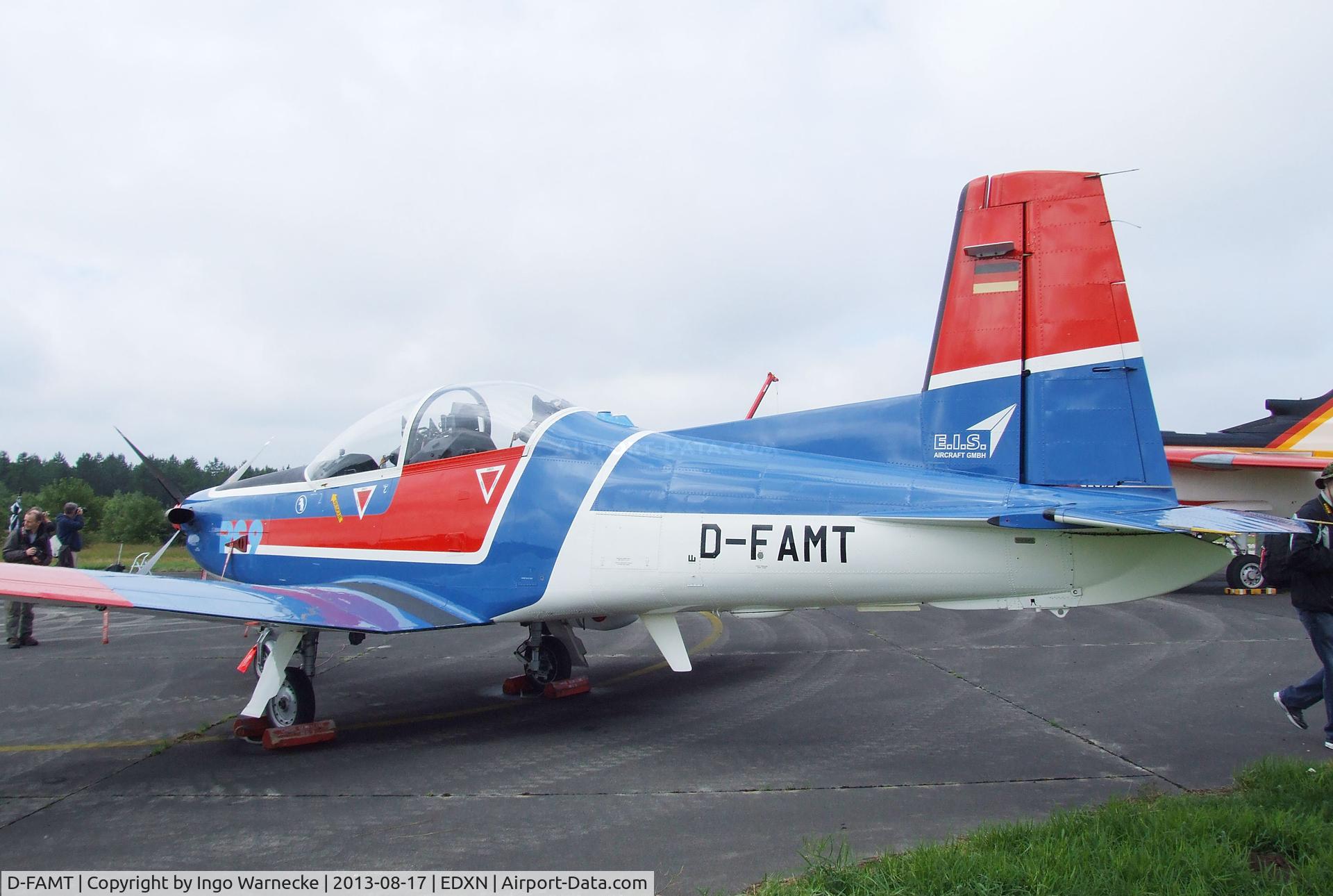 D-FAMT, Pilatus PC-9B C/N 164, Pilatus PC-9B of E.I.S. Aircraft (target services for German armed forces) at the Spottersday of the Nordholz Airday 2013 celebrationg 100 Years of German Naval Aviation at Nordholz Naval Aviation Base