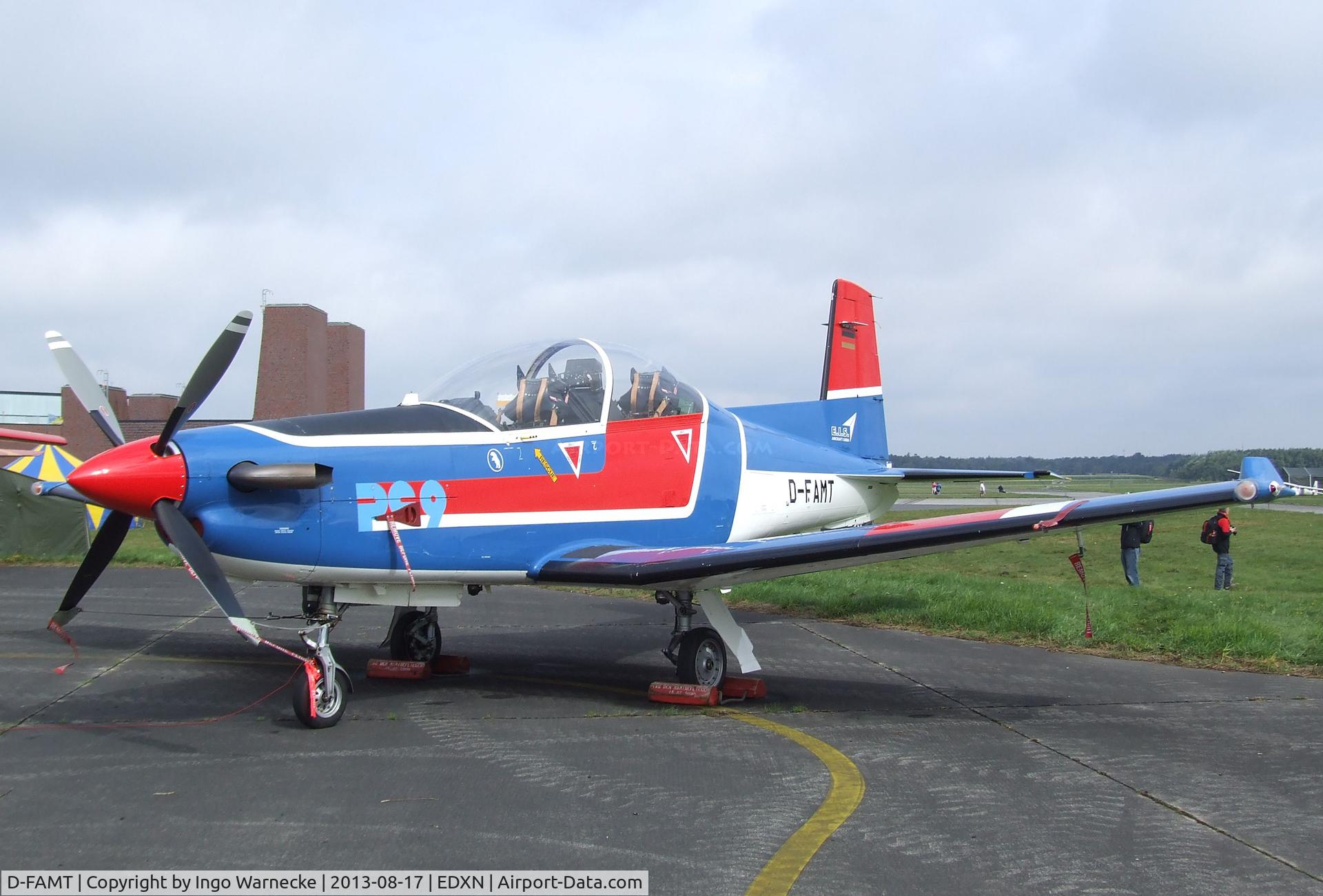 D-FAMT, Pilatus PC-9B C/N 164, Pilatus PC-9B of E.I.S. Aircraft (target services for German armed forces) at the Spottersday of the Nordholz Airday 2013 celebrationg 100 Years of German Naval Aviation at Nordholz Naval Aviation Base