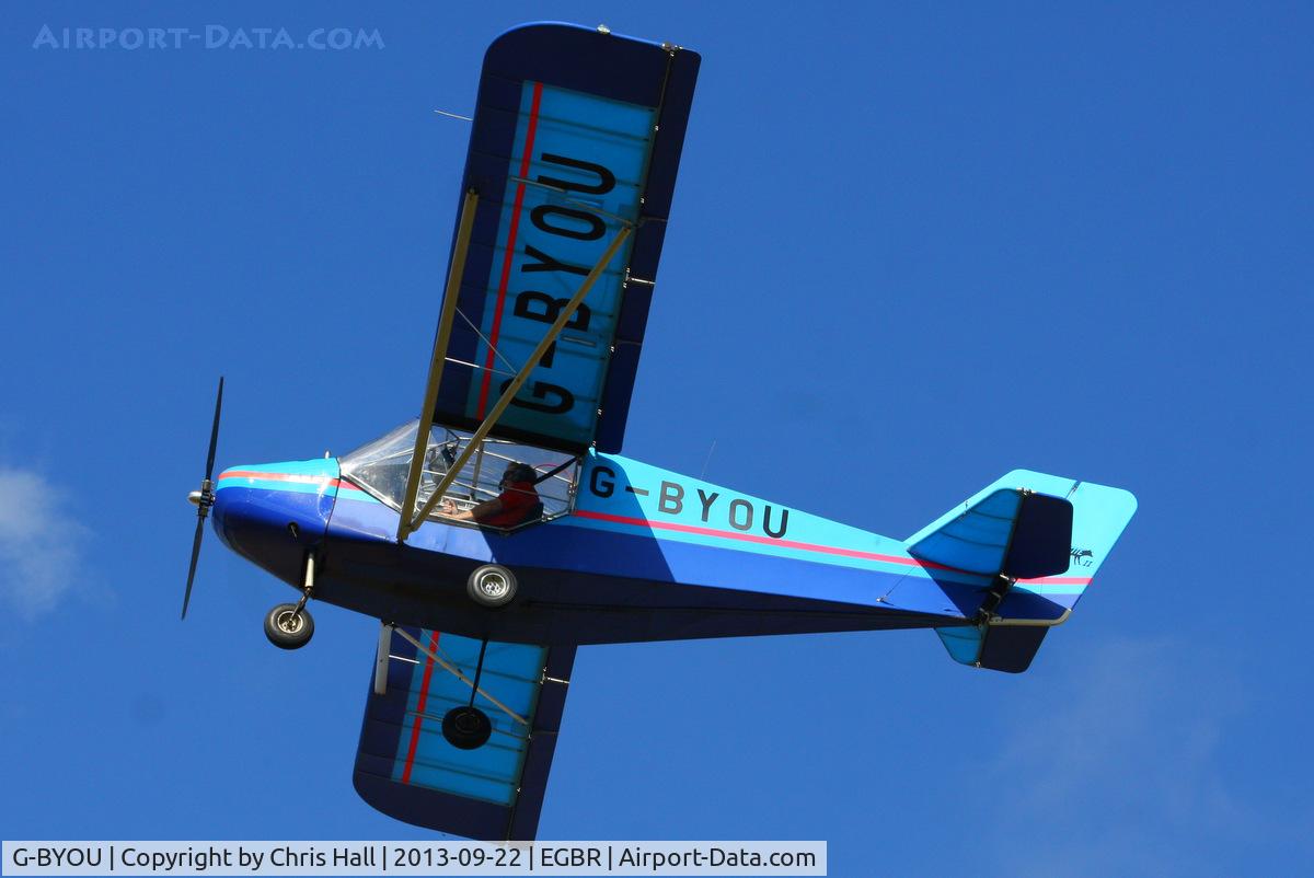 G-BYOU, 1998 Rans S-6ES Coyote II C/N PFA 204-13460, at Breighton's Heli Fly-in, 2013