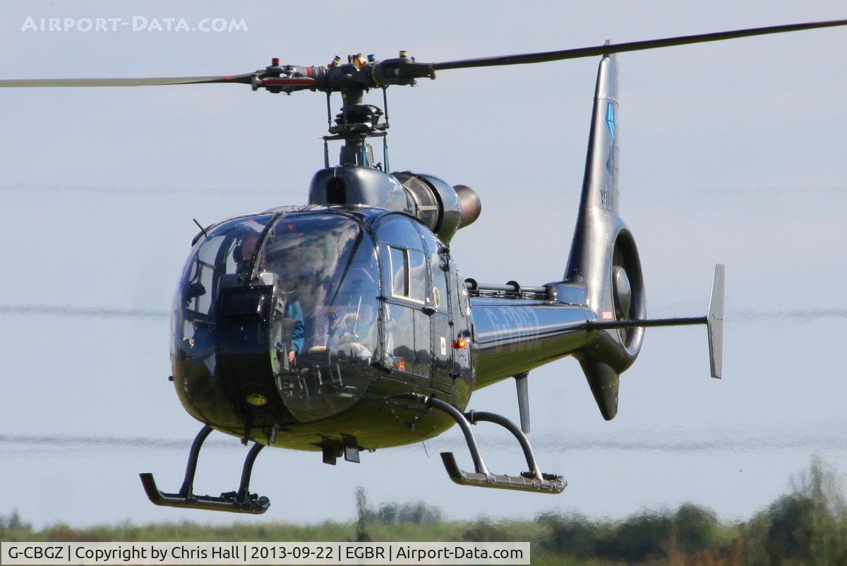 G-CBGZ, 1982 Westland SA-341C Gazelle HT2 C/N 1915, at Breighton's Heli Fly-in, 2013