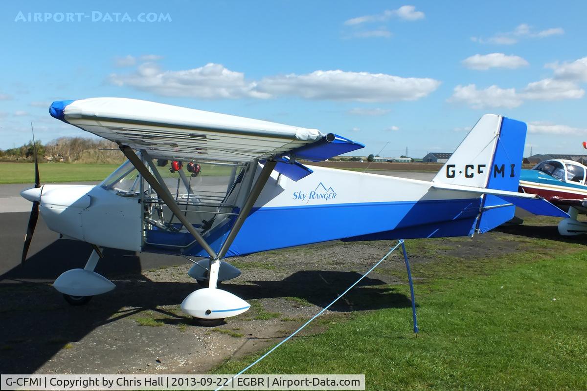 G-CFMI, 2008 Skyranger 912(1) C/N BMAA/HB/580, at Breighton's Heli Fly-in, 2013