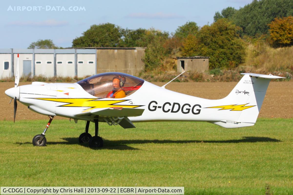 G-CDGG, 2004 Dyn'Aero MCR-01 Club C/N PFA 301A-14267, at Breighton's Heli Fly-in, 2013