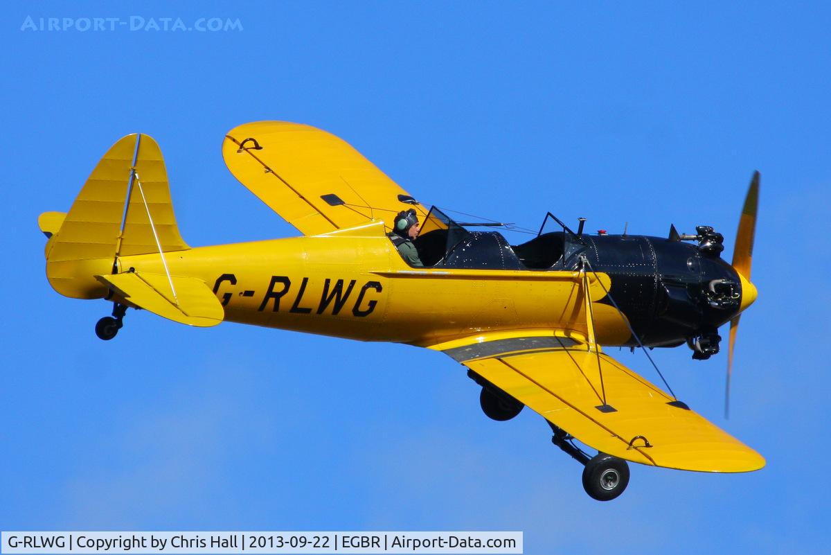 G-RLWG, 1942 Ryan PT-22 Recruit (ST3KR) C/N 1716, at Breighton's Heli Fly-in, 2013