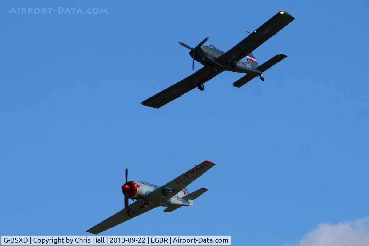 G-BSXD, 1977 Soko P-2 Kraguj C/N 030, G-BSXD Soko P-2 Kraguj and G-TYAK 