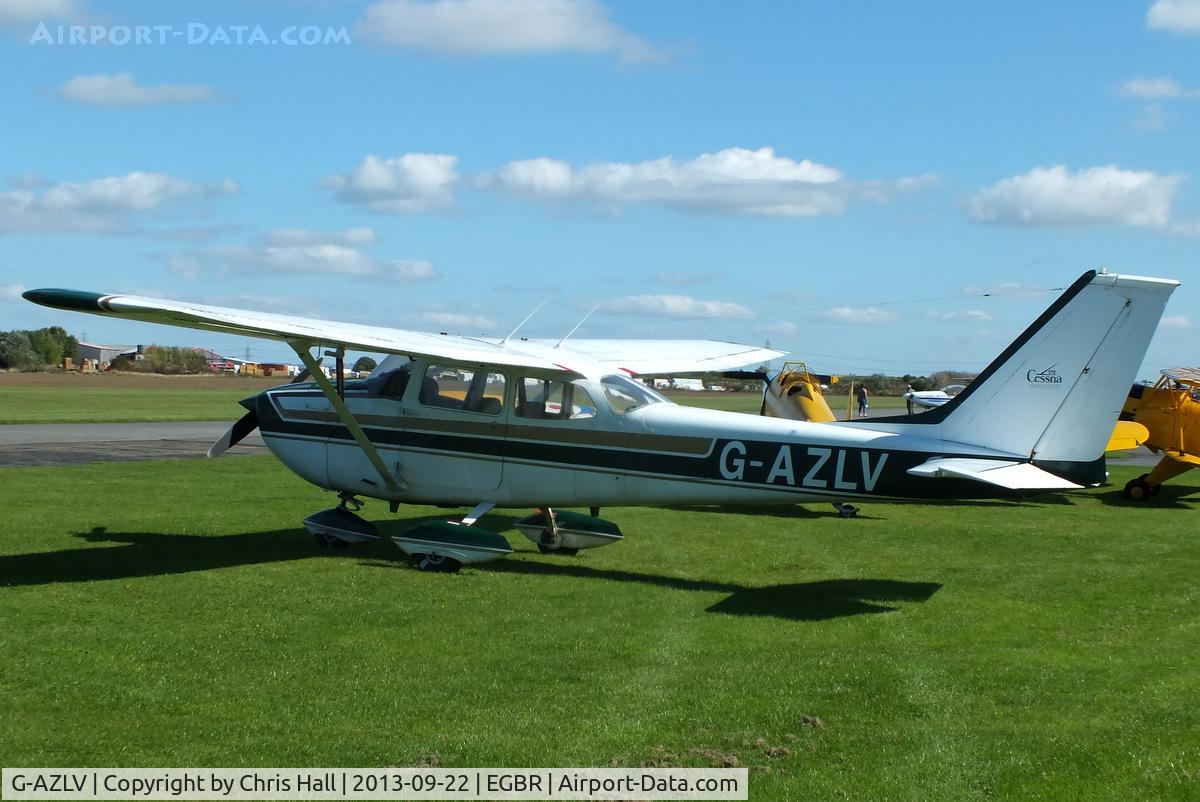 G-AZLV, 1969 Cessna 172K Skyhawk C/N 17257908, at Breighton's Heli Fly-in, 2013