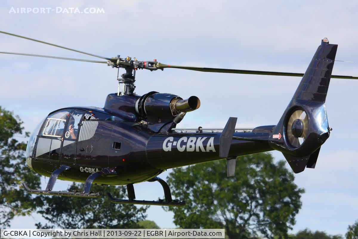 G-CBKA, 1978 Westland SA-341D Gazelle HT3 C/N WA1746, at Breighton's Heli Fly-in, 2013
