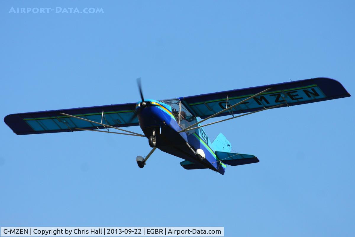 G-MZEN, 1996 Rans S-6ESD Coyote II C/N PFA 204-12823, at Breighton's Heli Fly-in, 2013