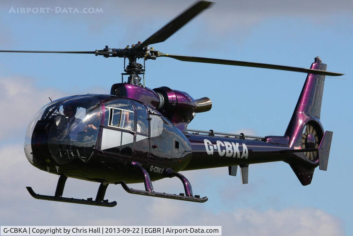 G-CBKA, 1978 Westland SA-341D Gazelle HT3 C/N WA1746, at Breighton's Heli Fly-in, 2013