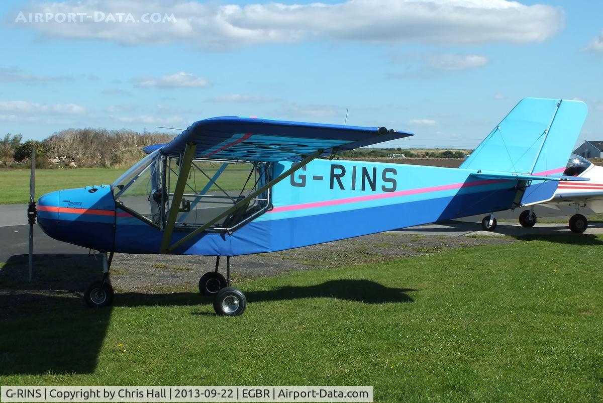 G-RINS, 1999 Rans S-6ESA Coyote II C/N PFA 204-13361, at Breighton's Heli Fly-in, 2013