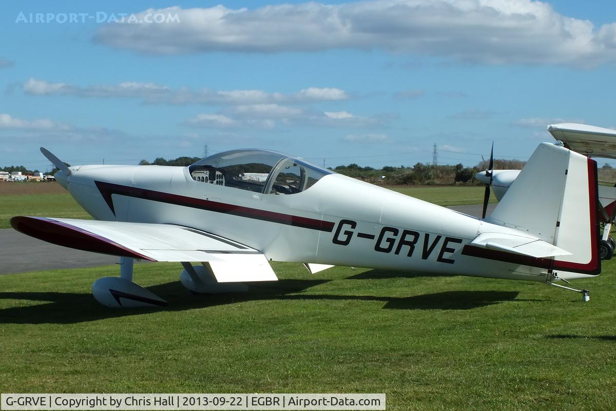 G-GRVE, 2007 Vans RV-6 C/N PFA 181-12566, at Breighton's Heli Fly-in, 2013