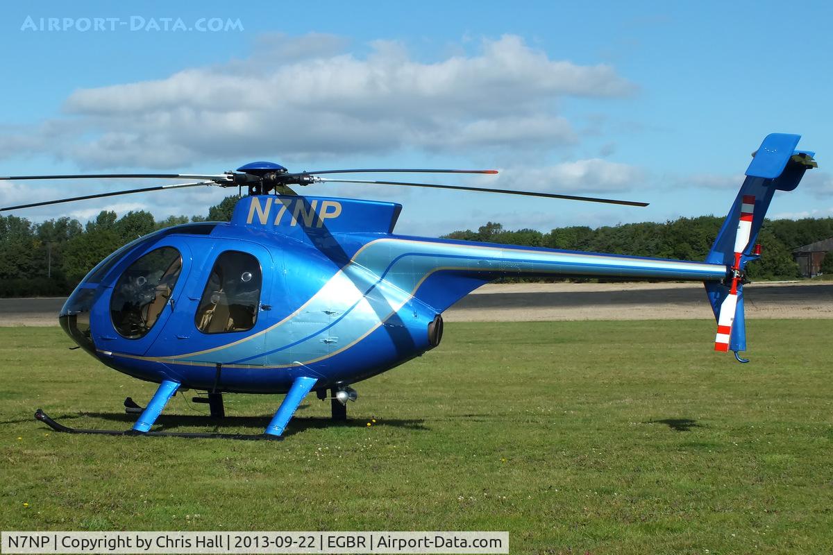N7NP, McDonnell Douglas 369E C/N 0260E, at Breighton's Heli Fly-in, 2013