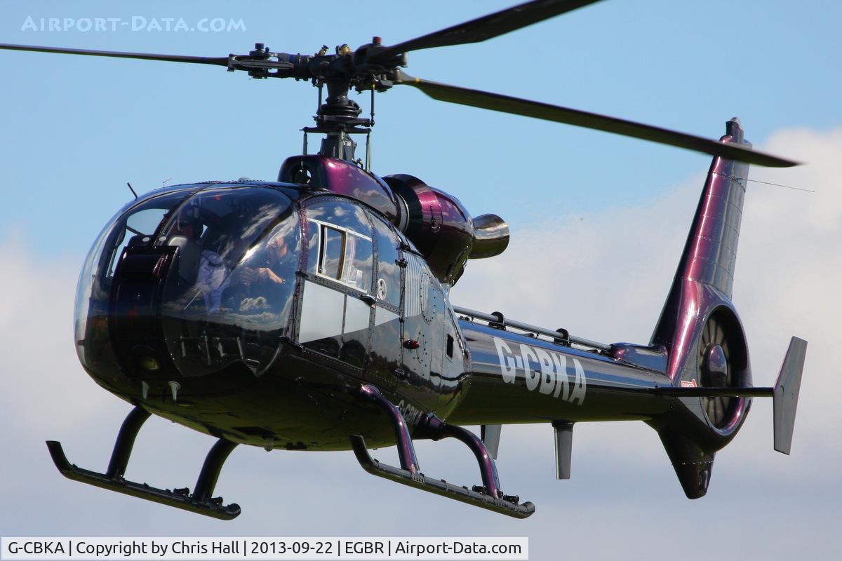 G-CBKA, 1978 Westland SA-341D Gazelle HT3 C/N WA1746, at Breighton's Heli Fly-in, 2013