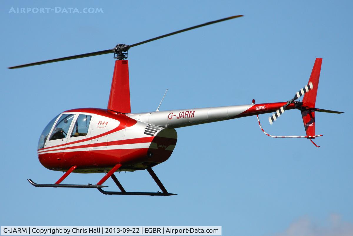 G-JARM, 2006 Robinson R44 Raven I C/N 1620, at Breighton's Heli Fly-in, 2013