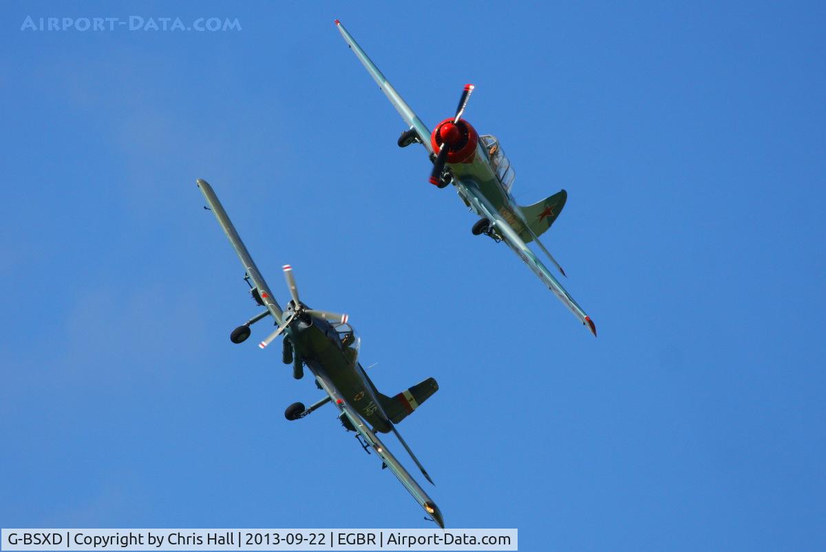 G-BSXD, 1977 Soko P-2 Kraguj C/N 030, G-BSXD Soko P-2 Kraguj and G-TYAK 