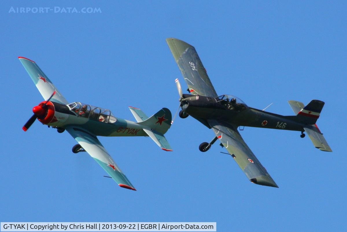 G-TYAK, 1989 Bacau Yak-52 C/N 899907, G-TYAK 