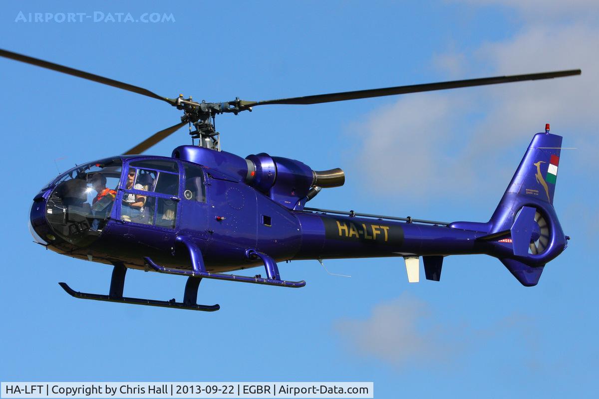 HA-LFT, 1978 Aerospatiale SA-341G Gazelle C/N 1413, at Breighton's Heli Fly-in, 2013