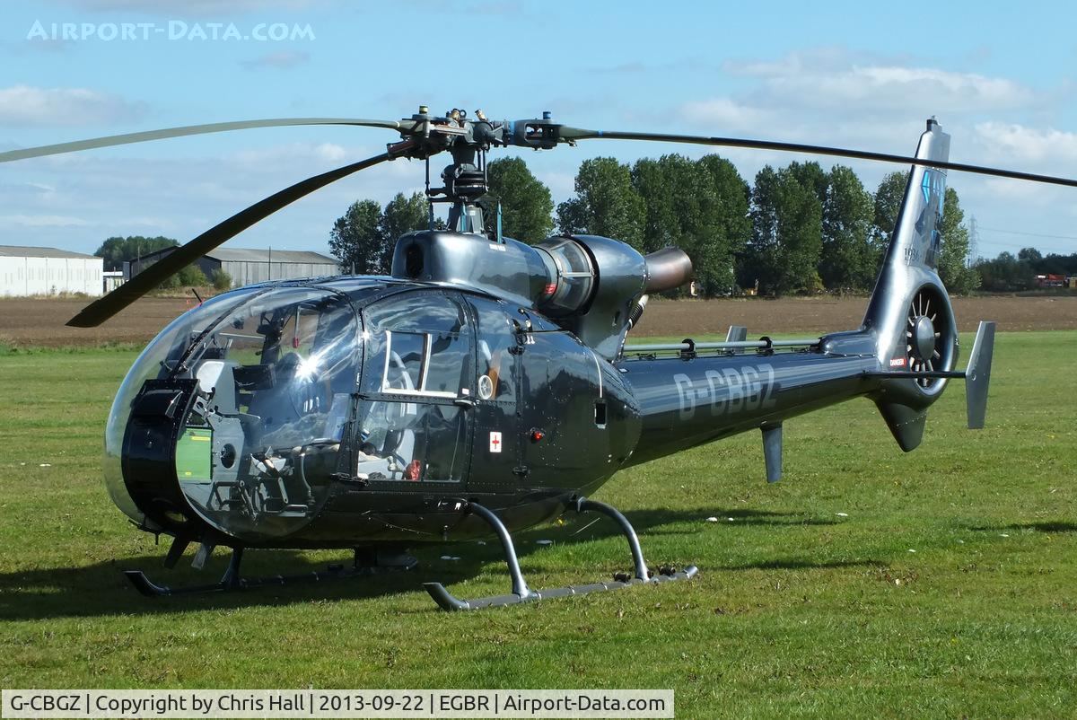 G-CBGZ, 1982 Westland SA-341C Gazelle HT2 C/N 1915, at Breighton's Heli Fly-in, 2013