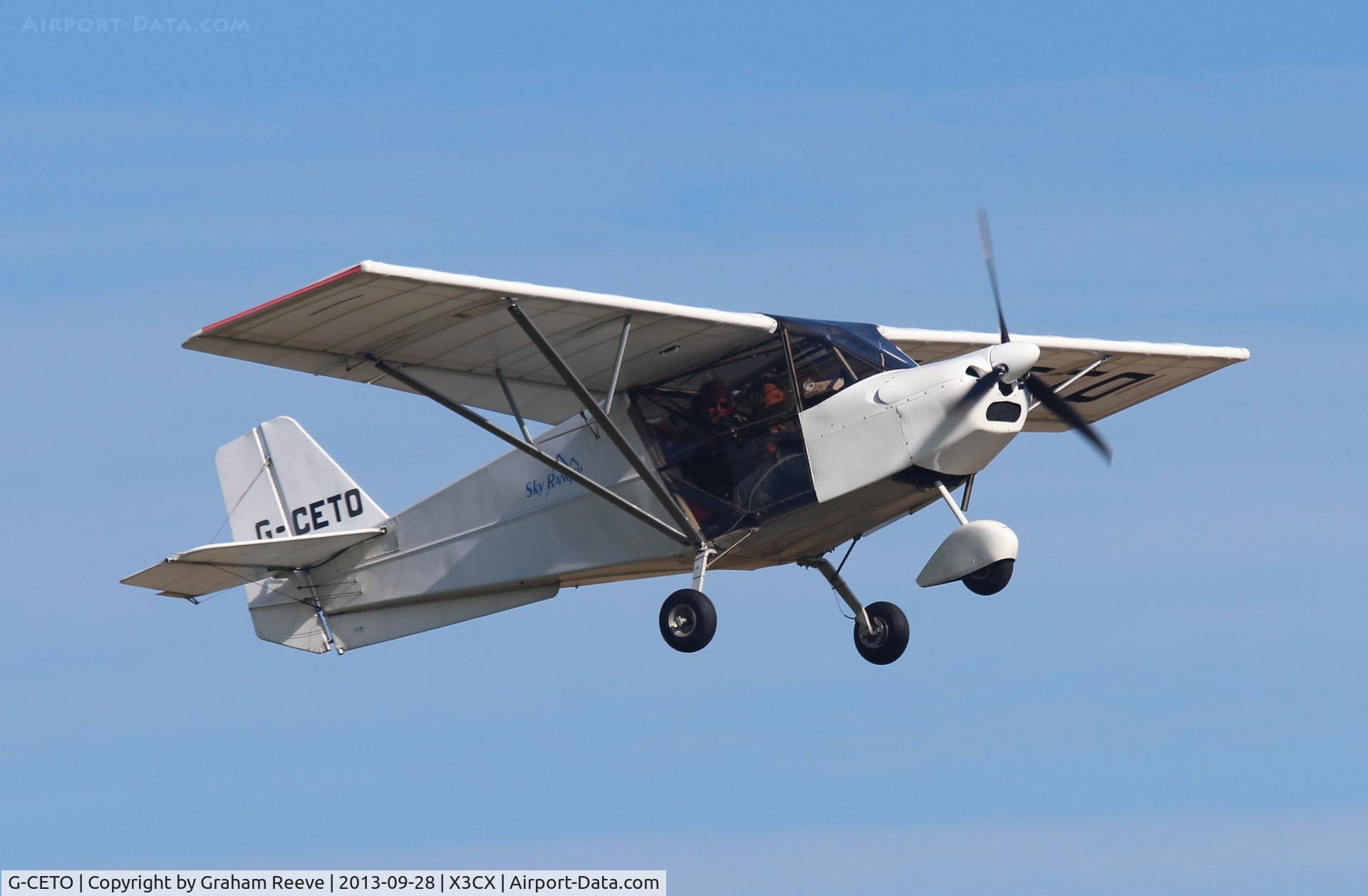 G-CETO, 2007 Skyranger Swift 912S(1) C/N BMAA/HB/541, Departing from Northrepps.