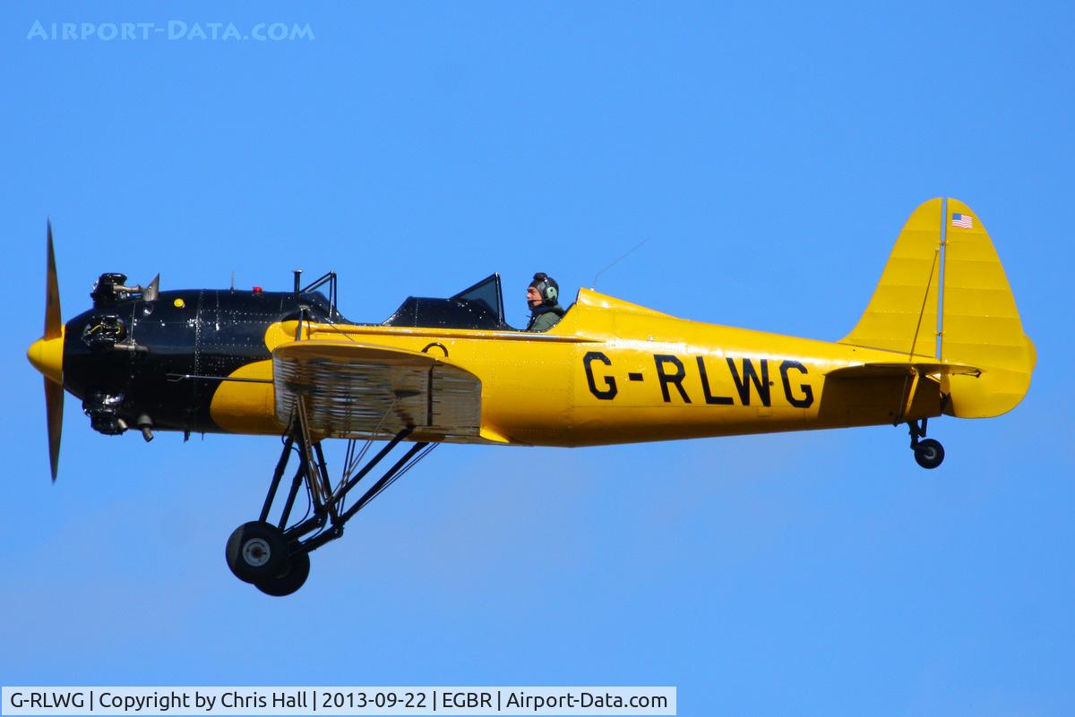 G-RLWG, 1942 Ryan PT-22 Recruit (ST3KR) C/N 1716, at Breighton's Heli Fly-in, 2013