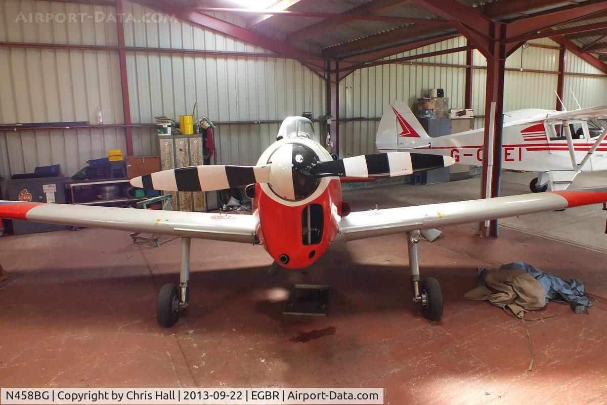 N458BG, 1951 De Havilland DHC-1 Chipmunk T.10 C/N C1/0508, at Breighton's Heli Fly-in, 2013