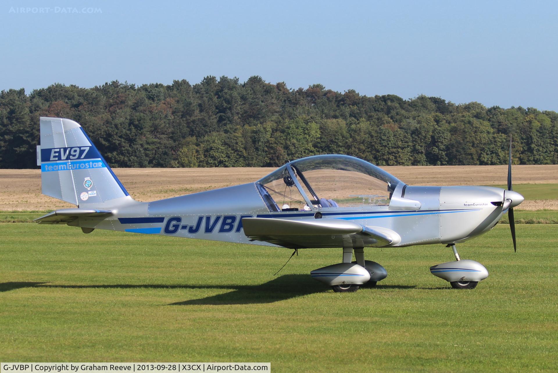 G-JVBP, 2006 Aerotechnik EV-97 TeamEurostar UK C/N 2730, Parked at Northrepps.