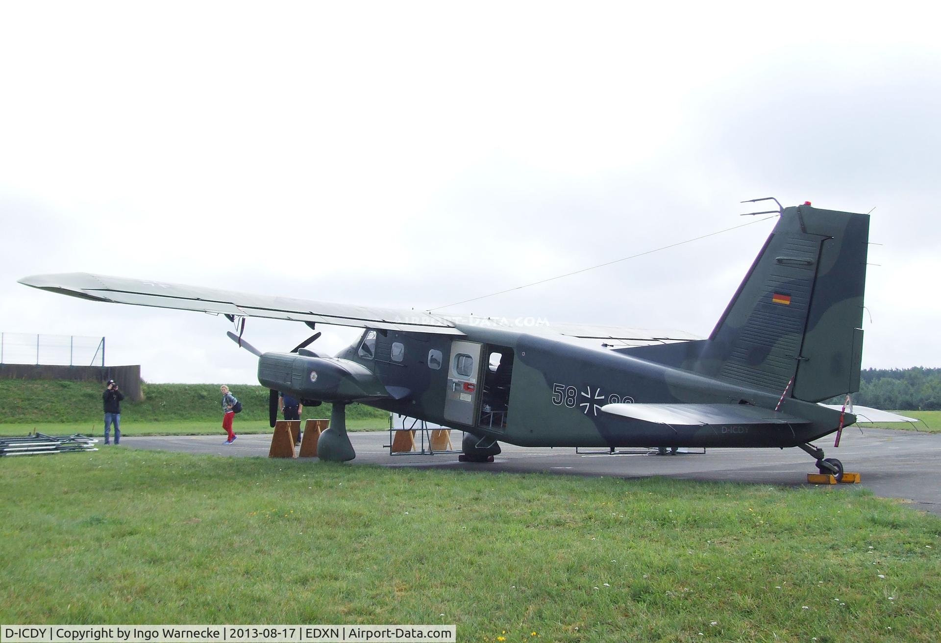 D-ICDY, Dornier Do-28D-2 Skyservant C/N 4164, Dornier Do 28D-2 Skyservant at the Spottersday of the Nordholz Airday 2013 celebrationg 100 Years of German Naval Aviation at Nordholz Naval Aviation Base