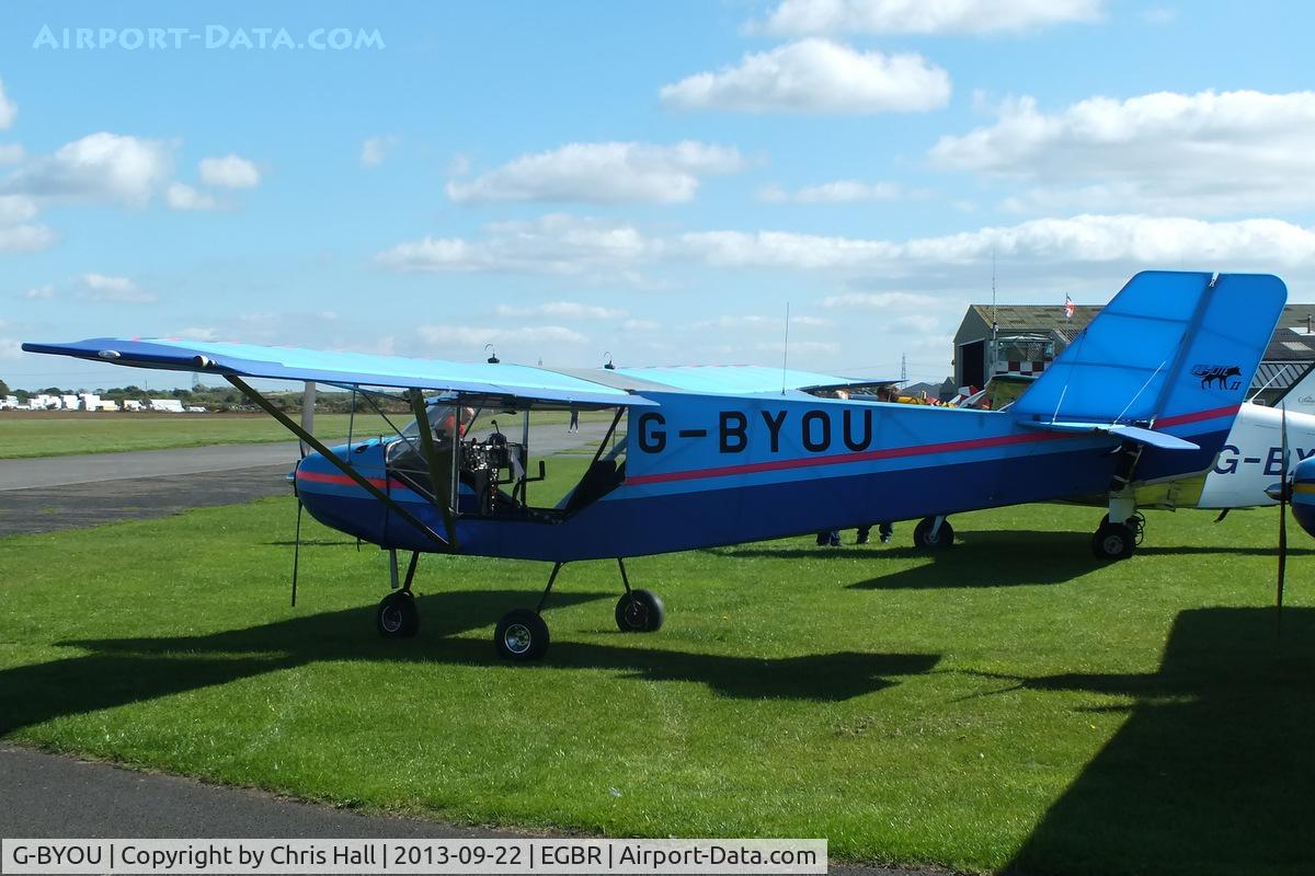 G-BYOU, 1998 Rans S-6ES Coyote II C/N PFA 204-13460, at Breighton's Heli Fly-in, 2013