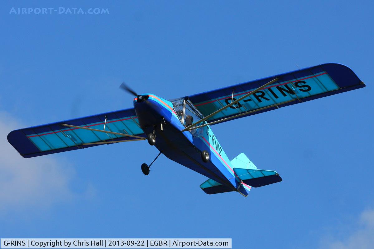 G-RINS, 1999 Rans S-6ESA Coyote II C/N PFA 204-13361, at Breighton's Heli Fly-in, 2013