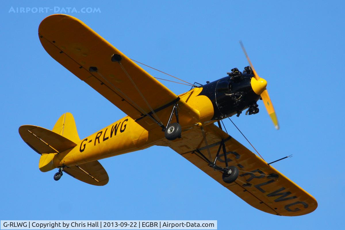 G-RLWG, 1942 Ryan PT-22 Recruit (ST3KR) C/N 1716, at Breighton's Heli Fly-in, 2013