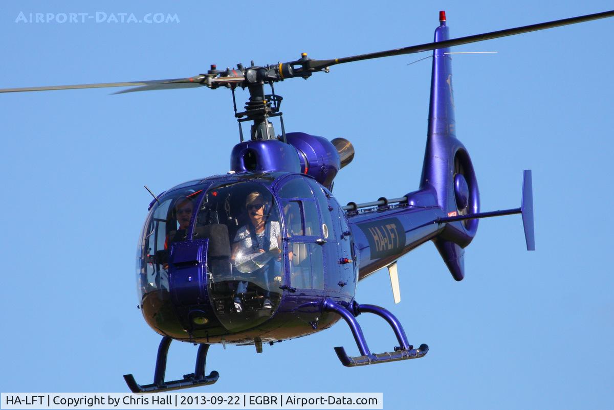 HA-LFT, 1978 Aerospatiale SA-341G Gazelle C/N 1413, at Breighton's Heli Fly-in, 2013