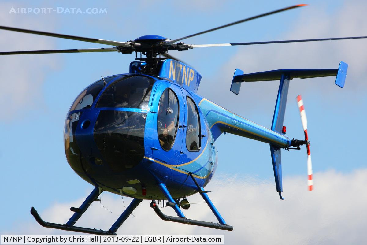 N7NP, McDonnell Douglas 369E C/N 0260E, at Breighton's Heli Fly-in, 2013